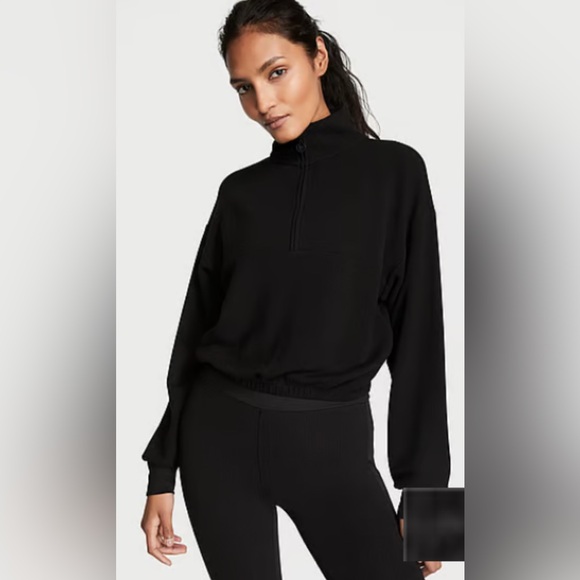 Double Waffle Knit Half-Zip Mock-
Neck Pullover - Picture 1 of 2